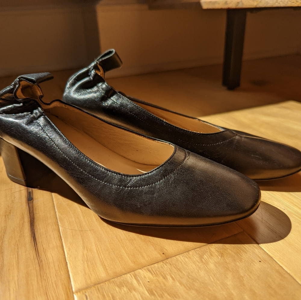 Black Everlane Day Heel sz 7